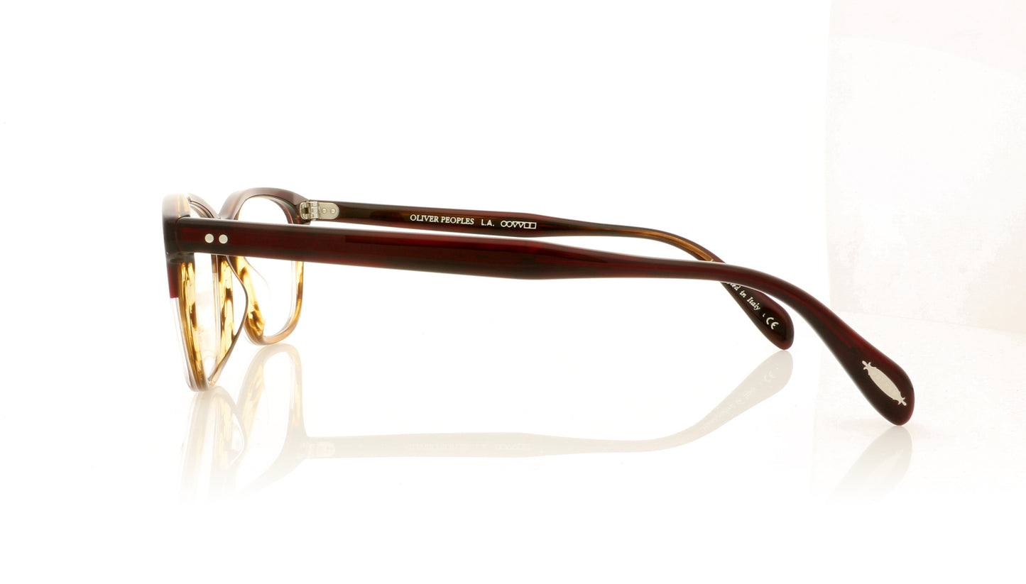 Oliver Peoples Ashton 1224 Red Tortoise Glasses - Side