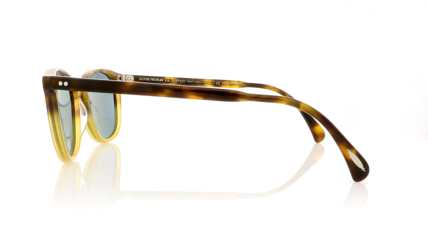 Oliver Peoples Finley Esq. Sun (U) 1409R8 Vintage Brown Tortoise Grad Sunglasses - Side