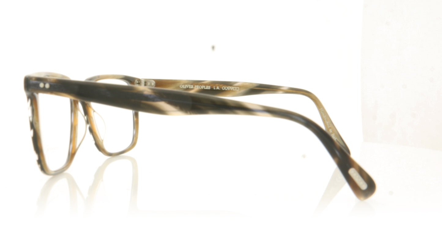 Oliver Peoples Lachman 1683 Navy Bark Glasses - Side