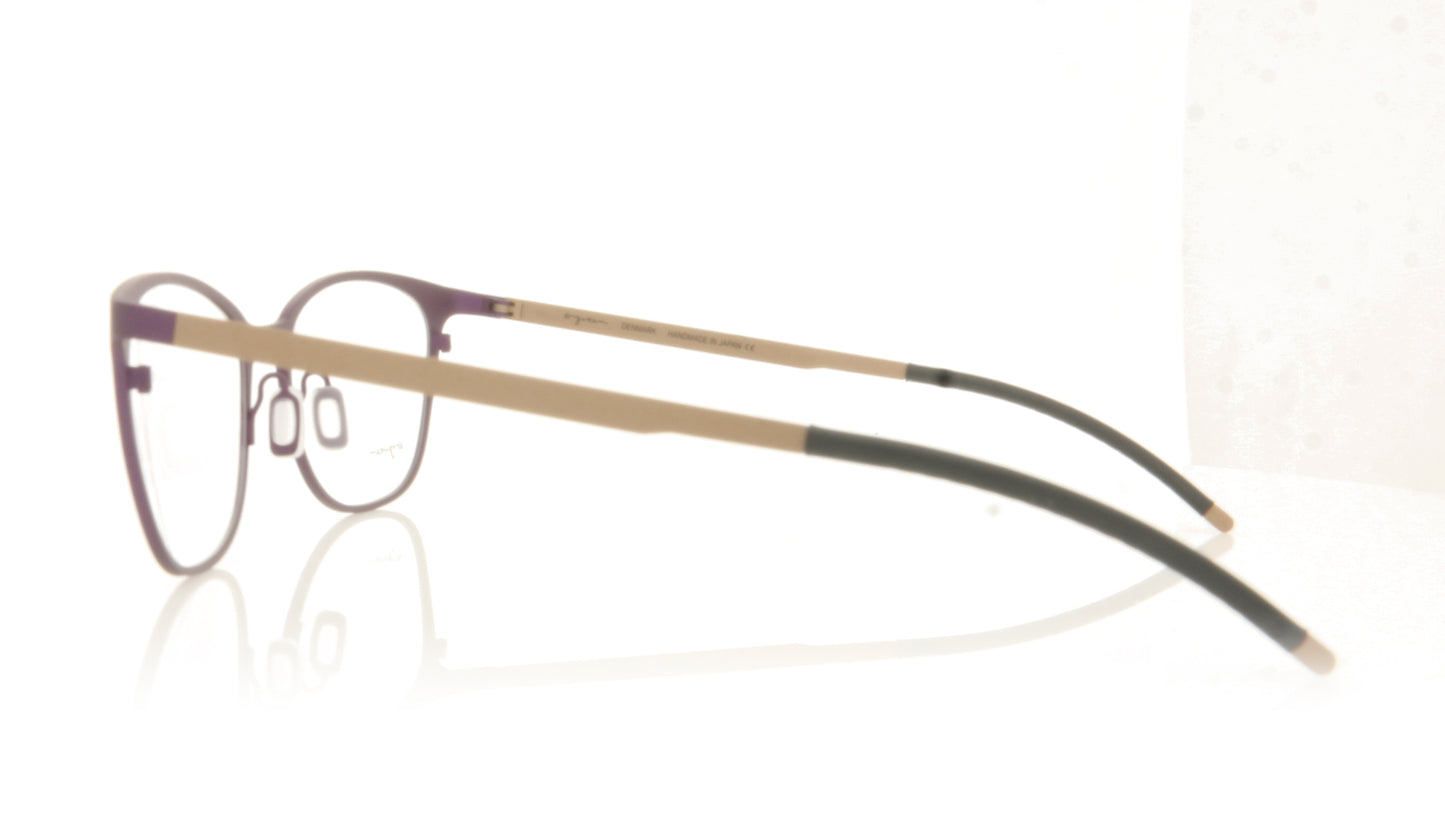 Ørgreen Nastassja 1070 Mat Dark Purple Mat Light Brown Glasses - Side