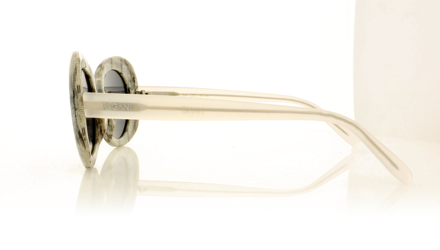 Pagani Botero CJO Ivory Stripped Print Sunglasses - Side