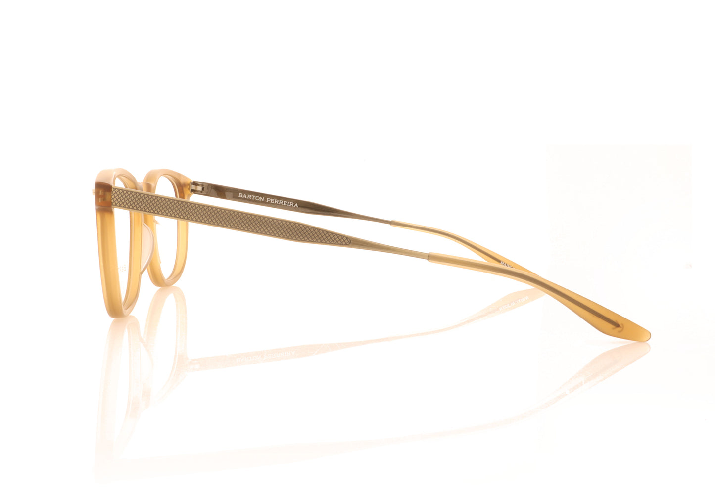 Barton Perreira Husney MCI/ANG Antique Gold Glasses - Side