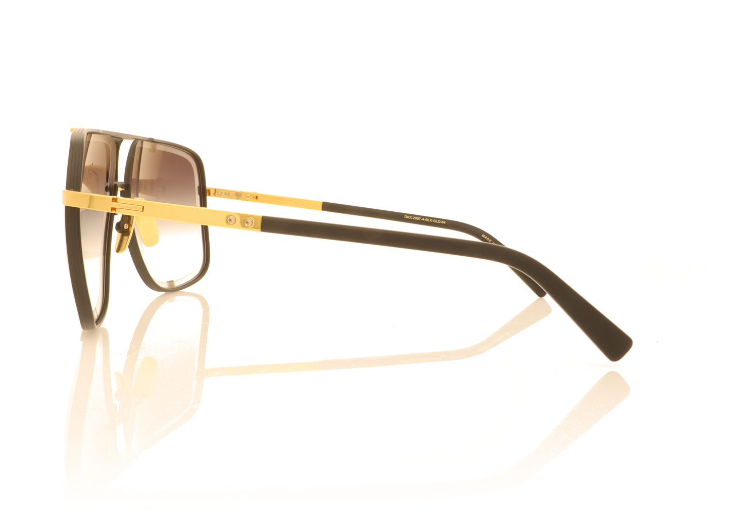 DITA DRX-2087 Mach-Five A-BLK-GLD Black Gold Sunglasses - Side