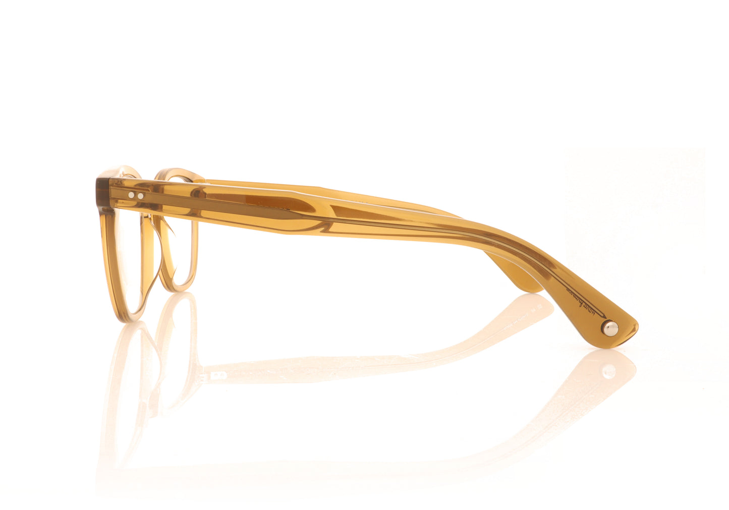 Garrett Leight Byrne C Caramel Glasses - Side