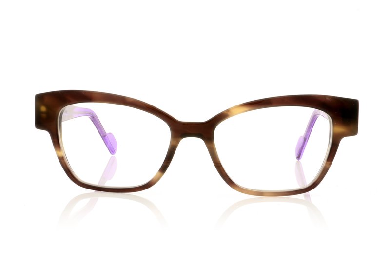 Anne & Valentin Venise Tortoise/Purple 1524 Glasses - 52mm | 52