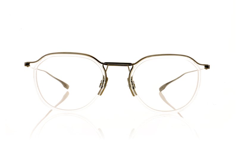 DITA Schema-Two DTX131 Antique-Silver-Crystal-Clear 3 Glasses - 49mm | 49