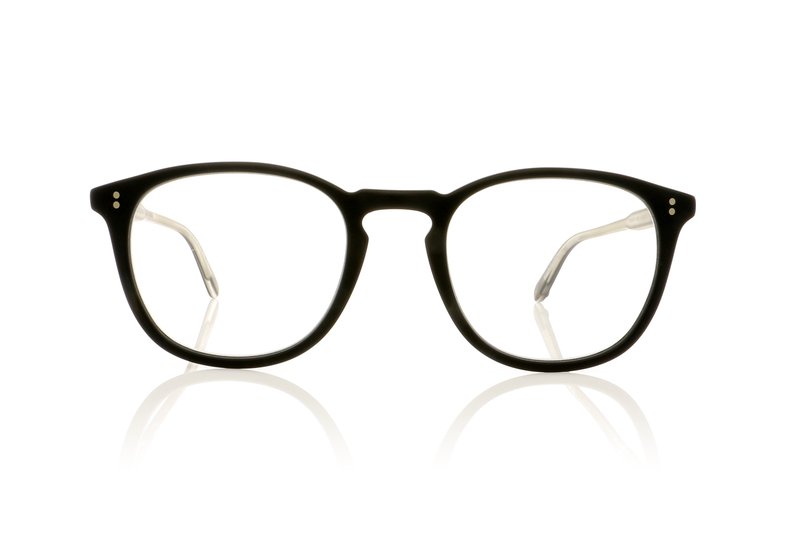 Garrett Leight Kinney 1007 Matte Black MBK Glasses - 49mm | 49