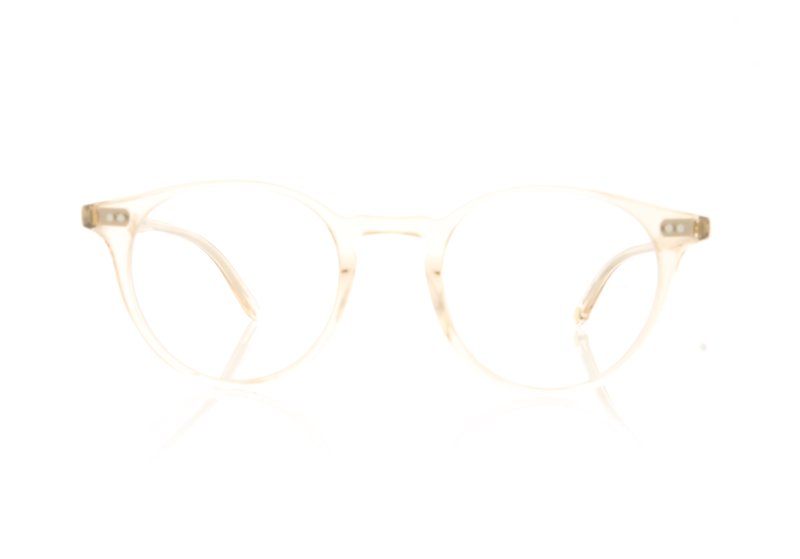 Garrett Leight Clune Shell Crystal SHCR Glasses - 41mm | 41