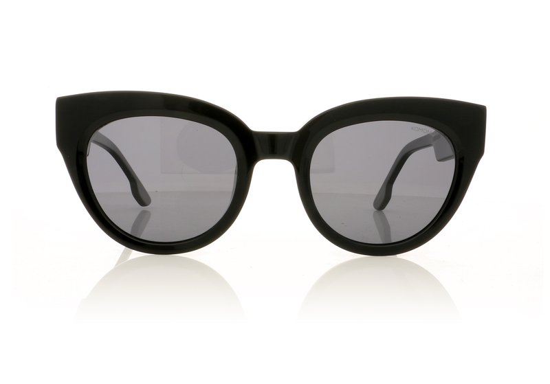 KOMONO Lucile Black/Grey Polarized Lenses B1 Sunglasses - 50mm | 50