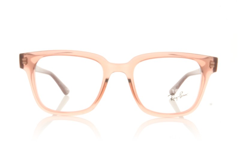 Ray-Ban 0RX4323V Transparent Light Red 5942 Glasses - 51mm | 51