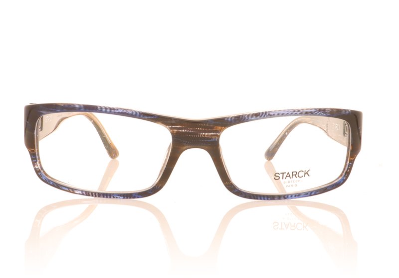 Starck SH3052 0SH3052 Stripped Blue Brown Pontille 2 Glasses - 57mm | 57