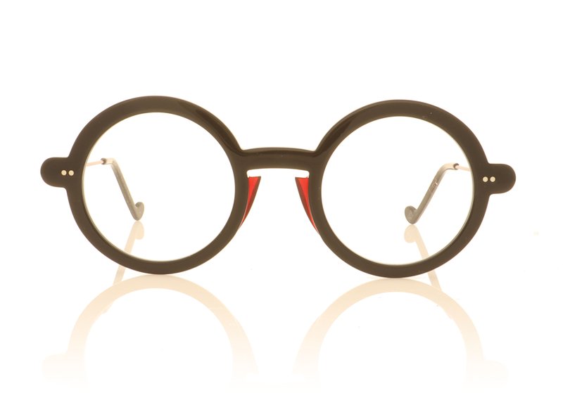 XIT Eyewear 420 Black Red 000 Glasses - 45mm | 45