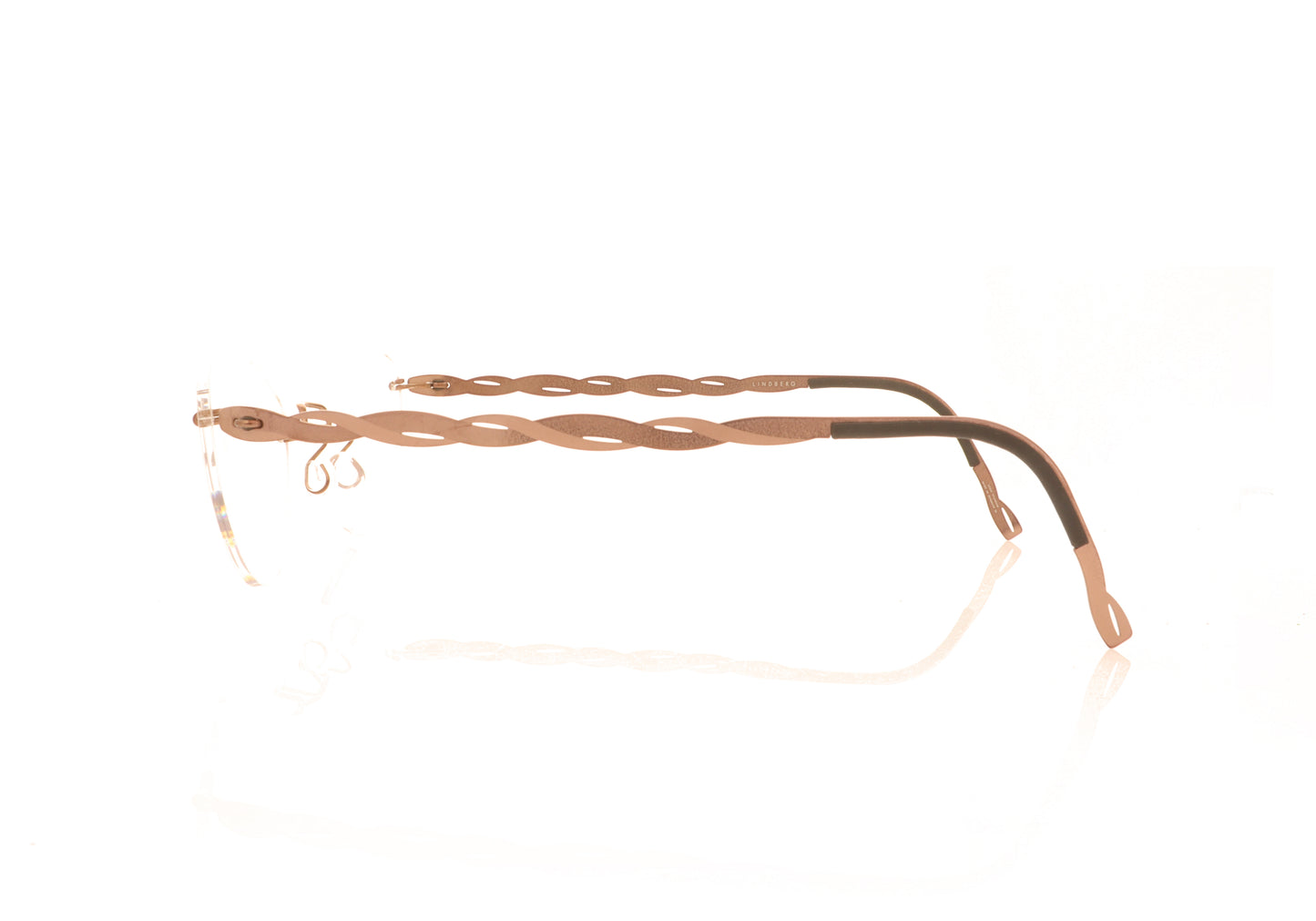 Lindberg Spirit 2307 T612 PU12/ED Brown Glasses - Side