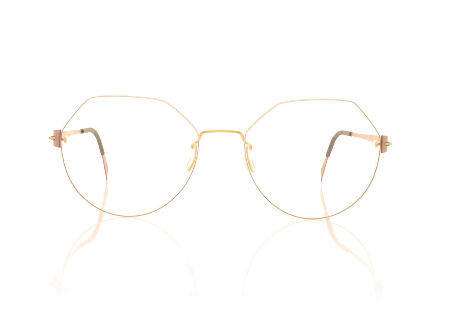 Lindberg Spirit 2431 T78 113 PGT GR52 Purple Glasses - Front