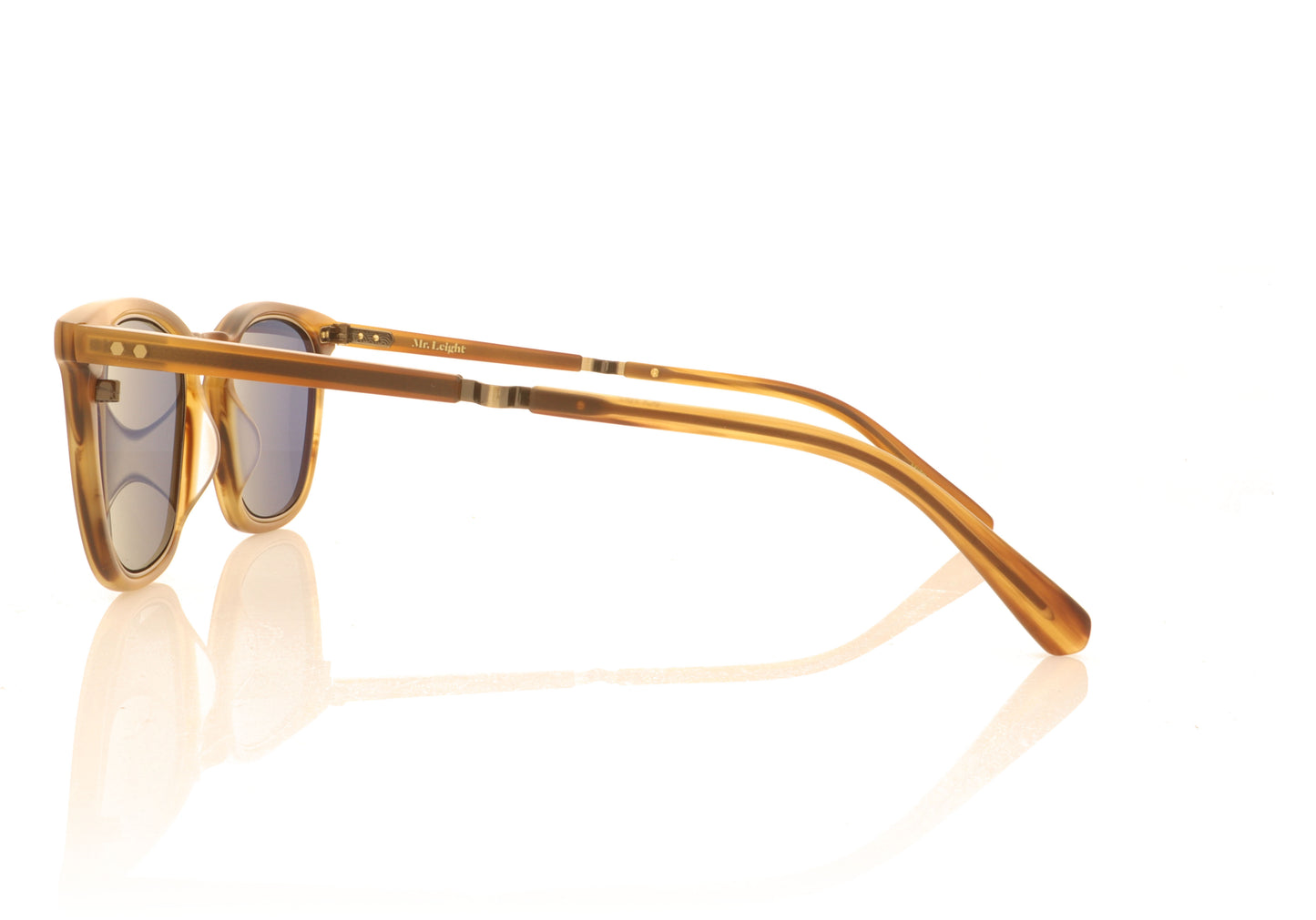 Mr. Leight Getty S MBW-ATG Matte Beachwood Sunglasses - Side