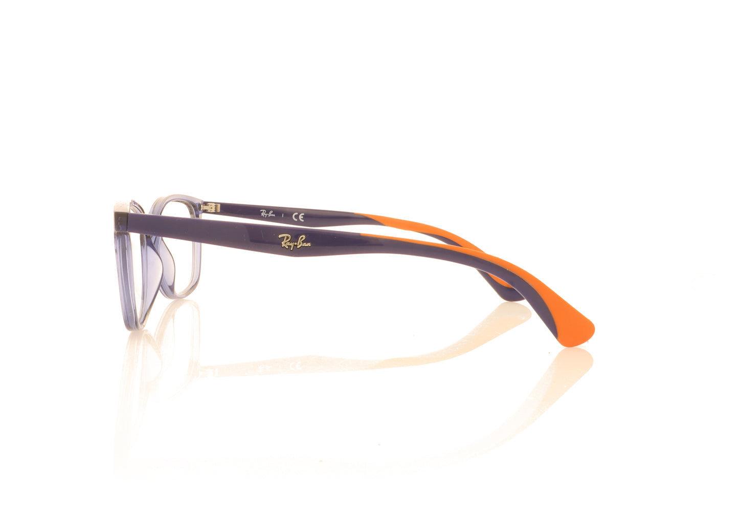 Ray-Ban 0RY1586 3775 Transparent Blue Glasses - Side