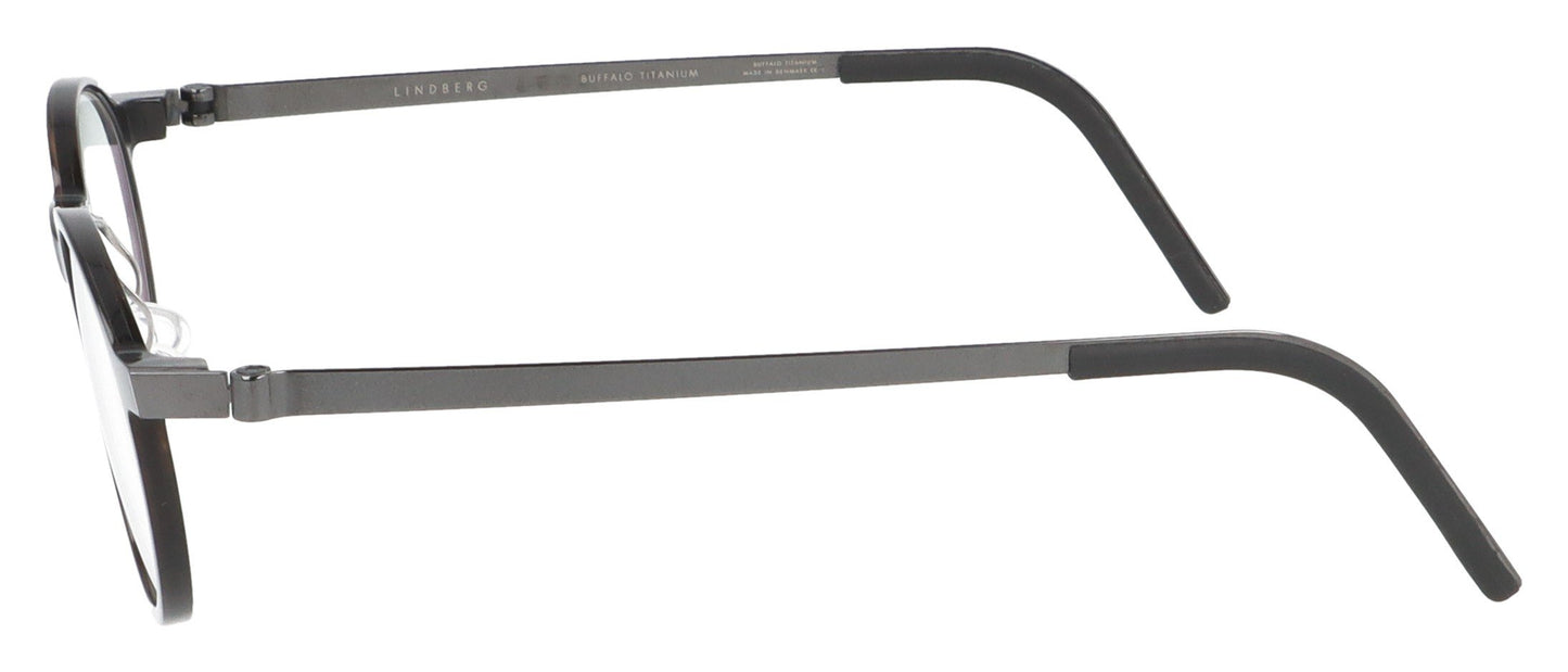Lindberg buffalo 1828 T207 H20 PU9 Black and Brown Glasses - Side