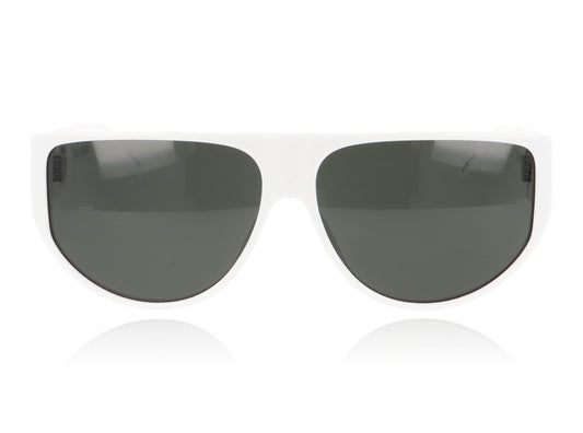 Linda Farrow Elodie C4 White Sunglasses - Front