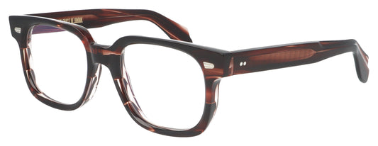 Cutler and Gross CGOP-1399 05 Striped Brown Havana Glasses - Angle
