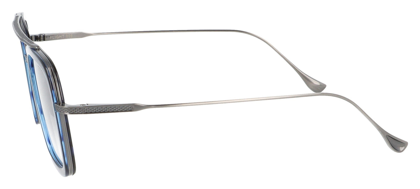 DITA Flight BLU-SIL Blue and Silver Sunglasses - Side