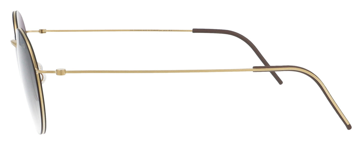 Lindberg 8808 GT Gold and Black Sunglasses - Side