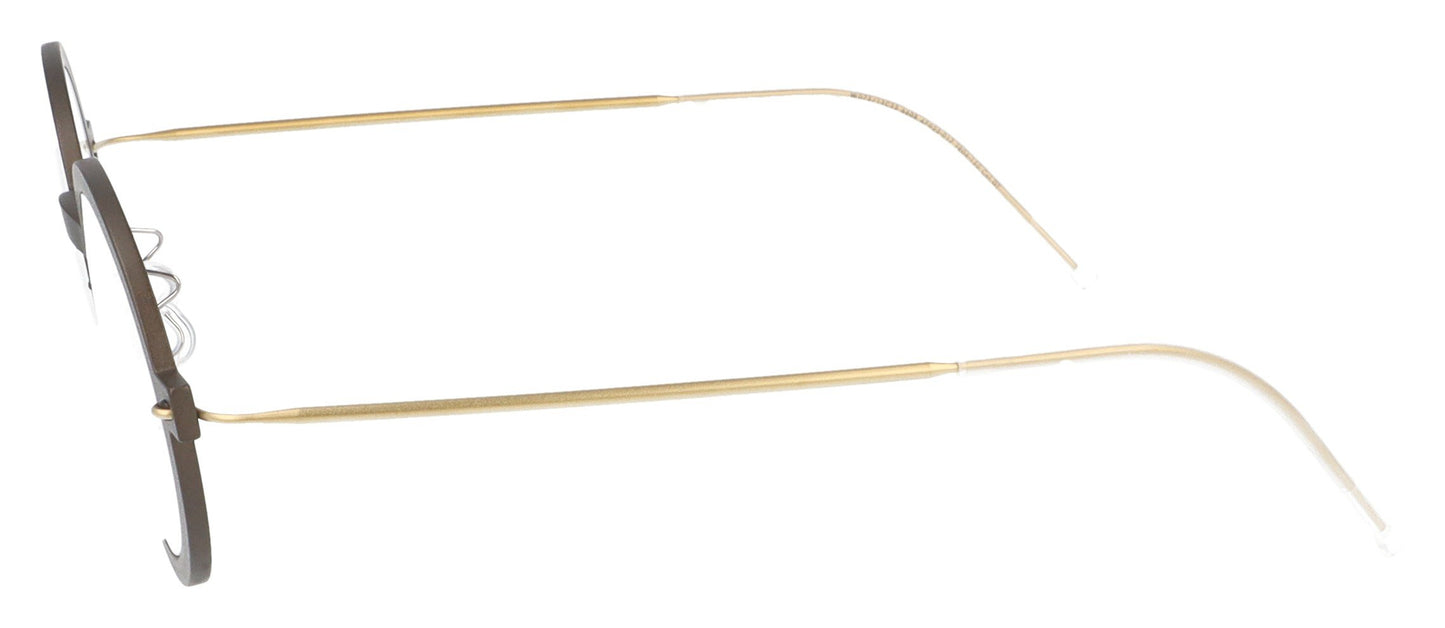 Lindberg n.o.w 6608 T804 D17 Brown Glasses - Side