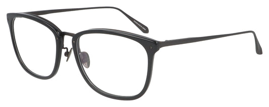 Linda Farrow Cassin C5 Black Glasses - Angle