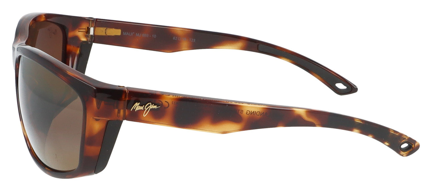 Maui Jim Nuu Landing 10 Tortoise Sunglasses - Side