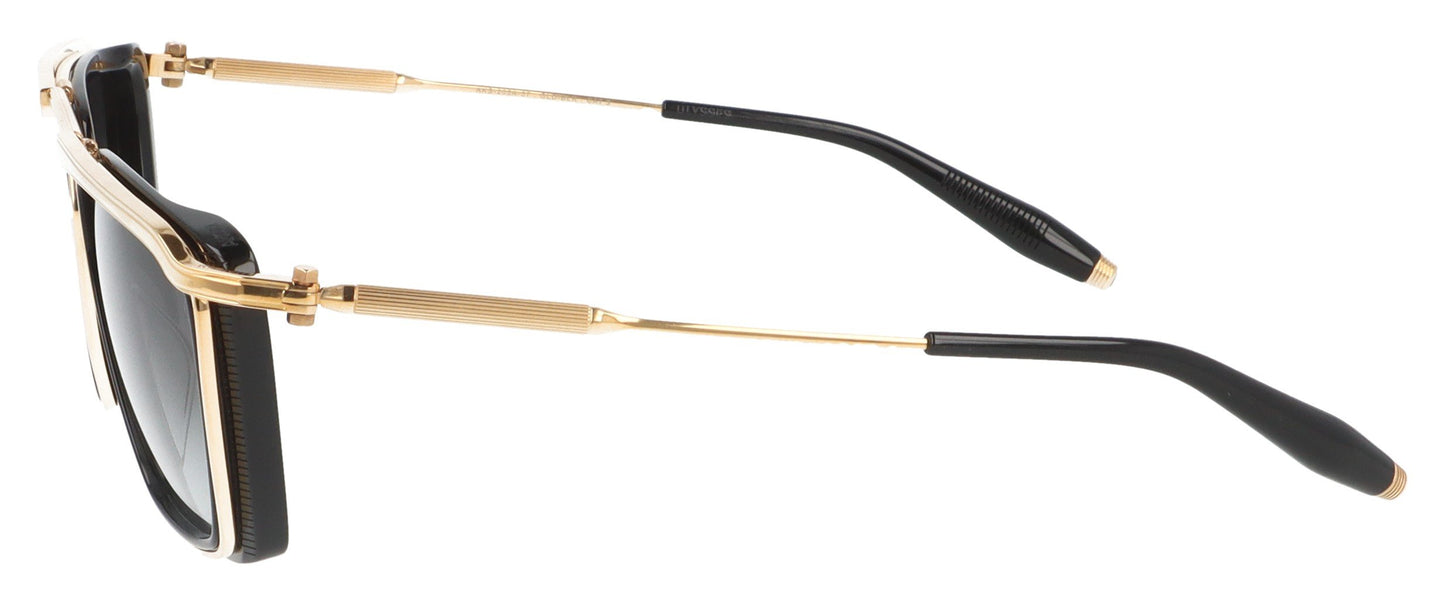 Akoni Ulysses GLDBLK Gold Sunglasses - Side