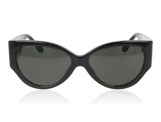 Linda Farrow Connie C1 Black Sunglasses - Front