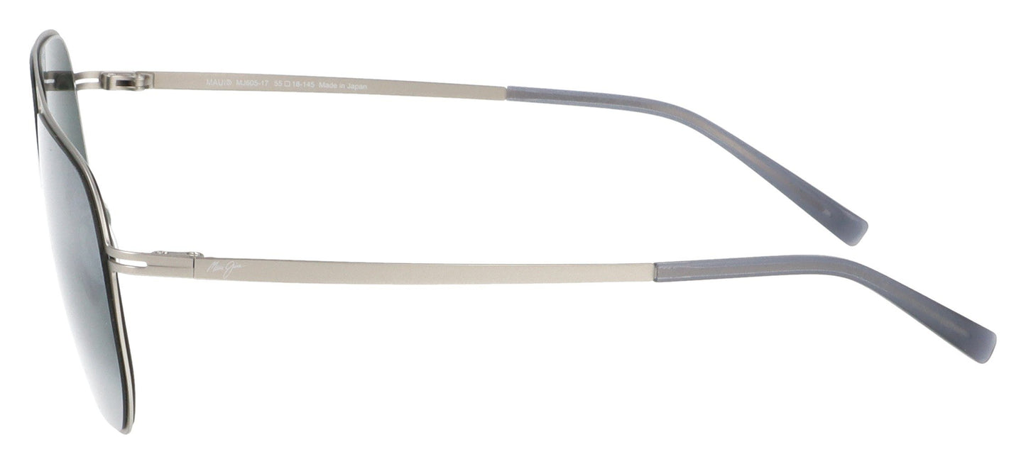 Maui Jim Sharks Cove 17 Titanium Sunglasses - Side