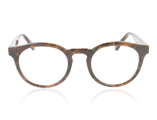 Hoffman Natural Eyewear H2307 SPH07 Brown Glasses - Front