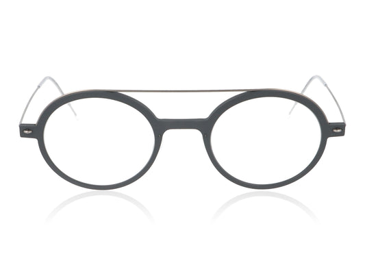 Lindberg N.O.W 6543 D15/P10 Charcoal with silver temples Glasses - Front