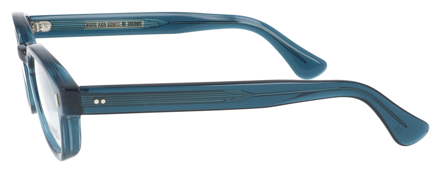 Cutler and Gross 9290 04 Deep Teal Glasses - Side