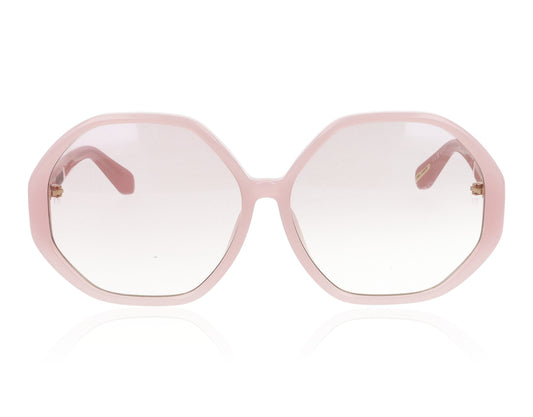 Linda Farrow Paloma C8 Pink Sunglasses - Front