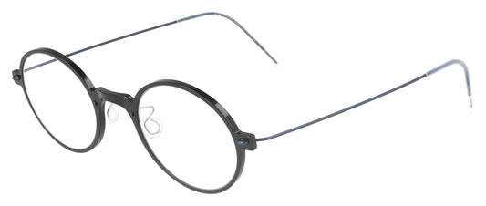 Lindberg 6508 C06 U13 Black Glasses - Angle