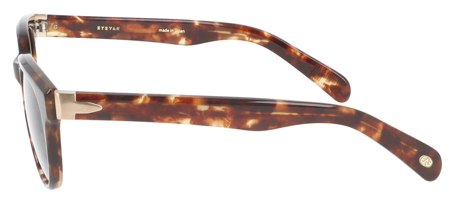 Eyevan 7285 Vadim-E TORT2G-C Tortoise Sunglasses - Side