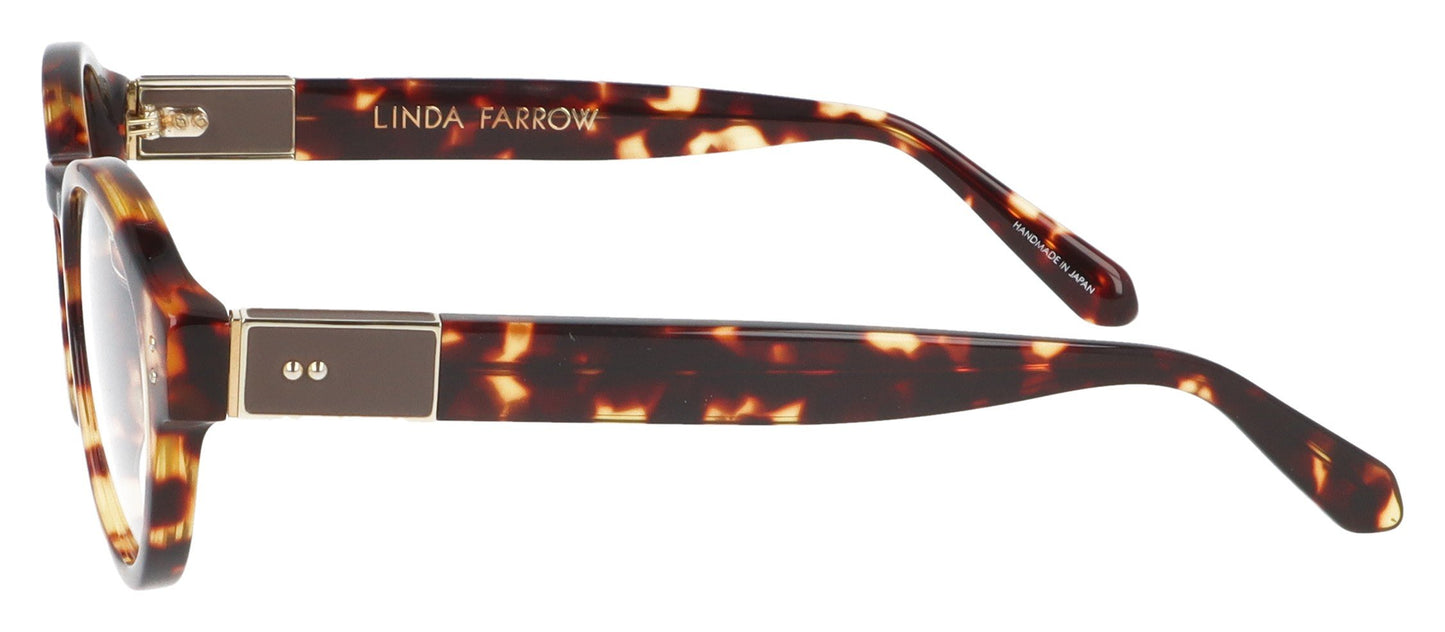 Linda Farrow Musa C2 Tortoise Glasses - Side
