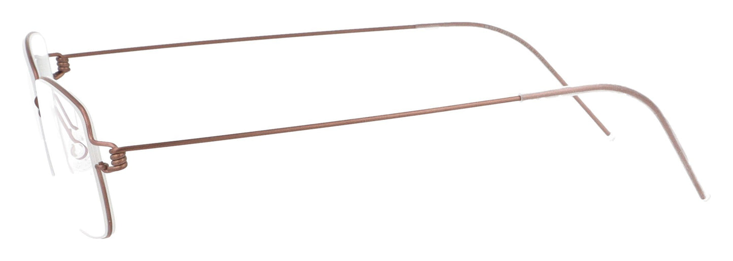 Lindberg Air Rim Alvis U12 Brown Glasses - Side