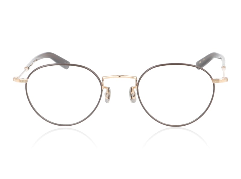 Eyevan 7285 219 905900 Brown Gold Glasses