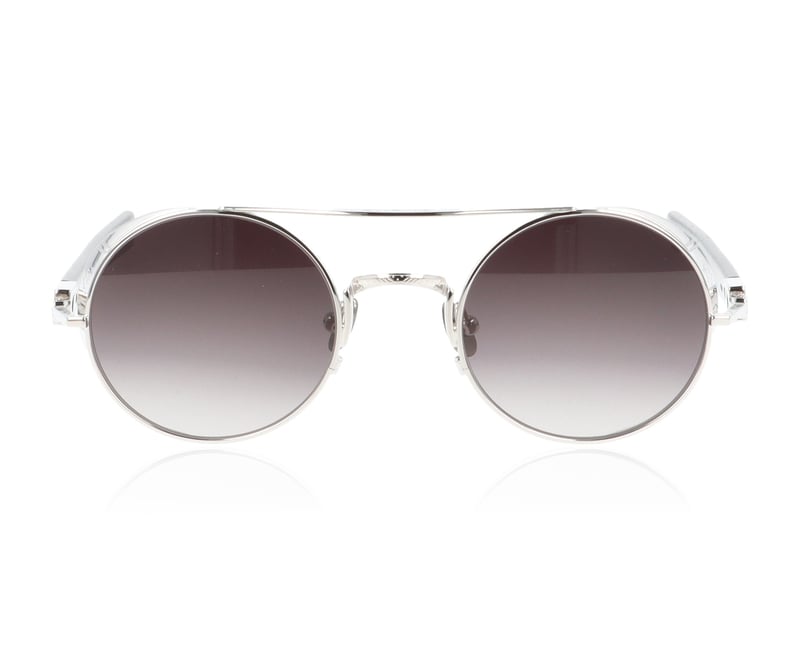 Matsuda M3128 Silver Black PW BLK Sunglasses - 48mm | 48