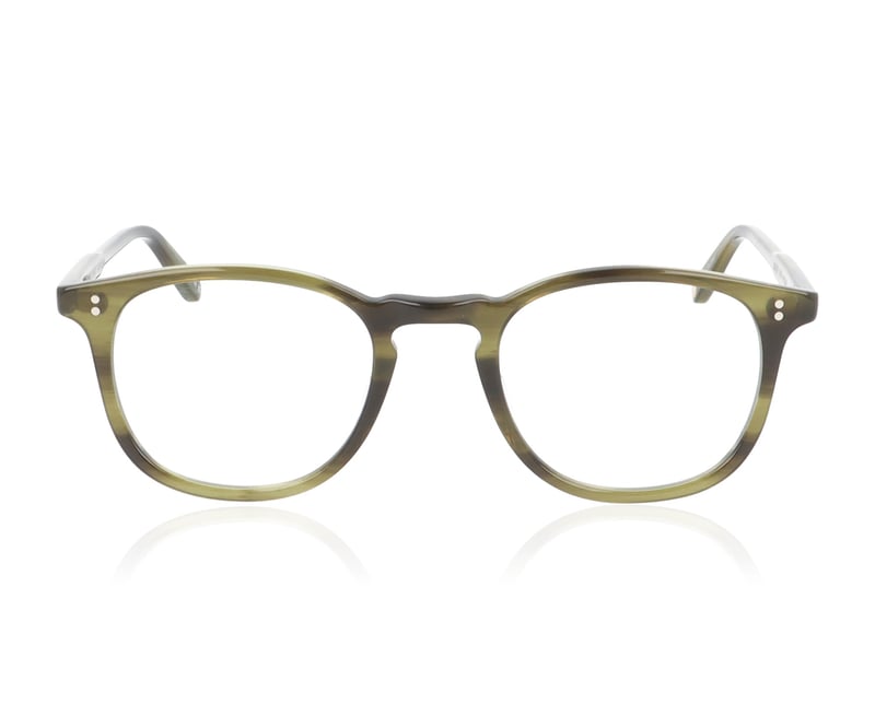 Garrett Leight Kinney 1007 Clear Green DGFR Glasses - 47mm | 47