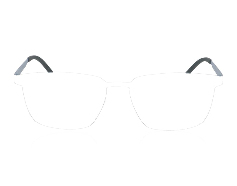 Ørgreen Technologic Mat Black Mat Metallic Light Blue 1246 Glasses - 56mm | 56