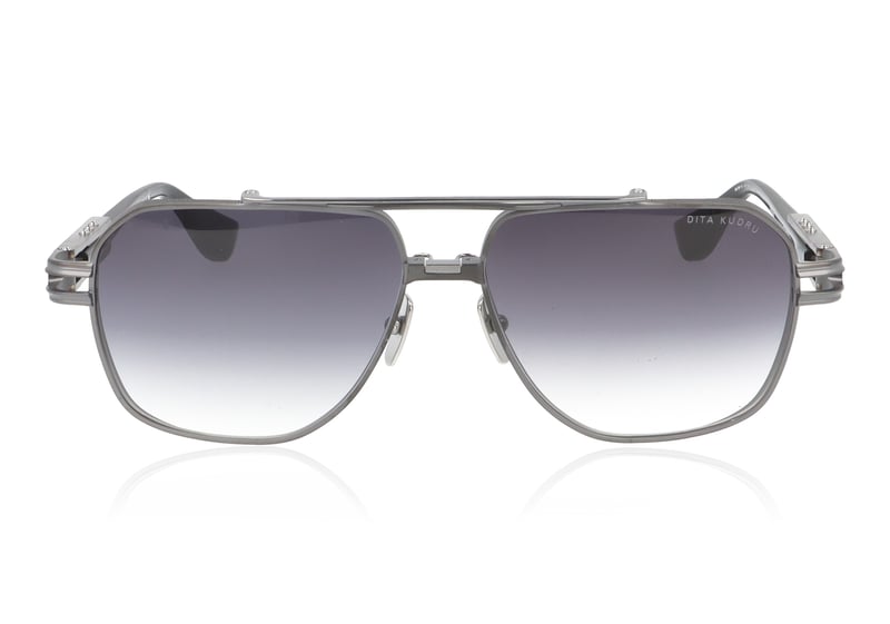 DITA Kudru DTS436 Grey and Black 02 Sunglasses - 61mm | 61