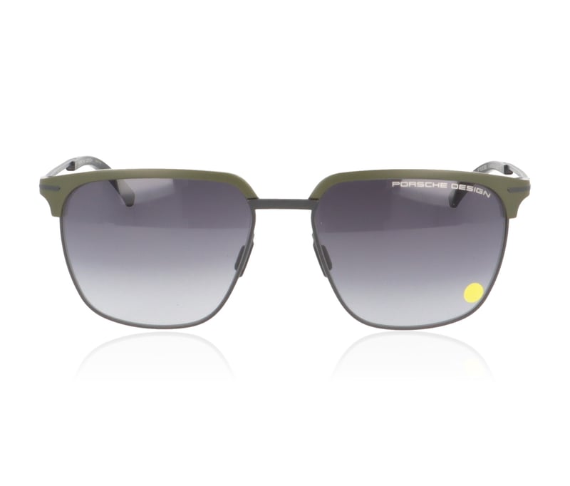 Porsche Design P8698 Green Gunmetal B Sunglasses - 55mm | 55