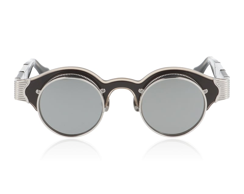 Matsuda M10605H Black Silver RTM Sunglasses - 43mm | 43
