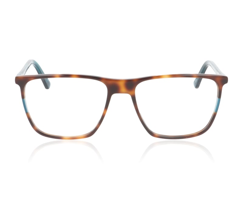 Wolf Eyewear 4092 Brown Tort Green Blue C36 Glasses - 56mm | 56