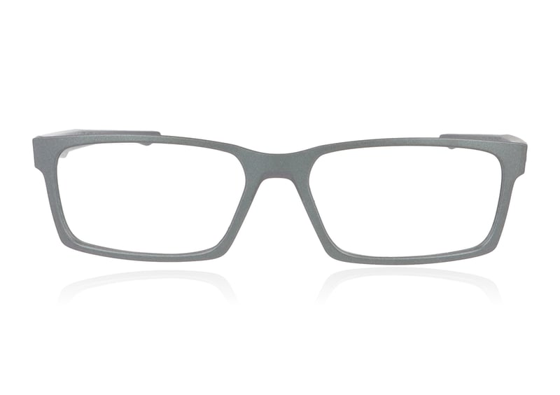 Oakley OVERHEAD OX8060 Matte Dark Silver/Blue Colorshift 806004 Glasses - 57mm | 57