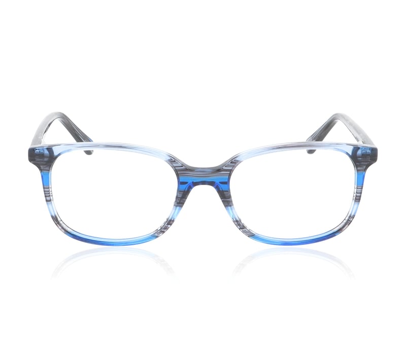 Wolf Eyewear CUB256 Blue Pattern C05 Glasses - 48mm