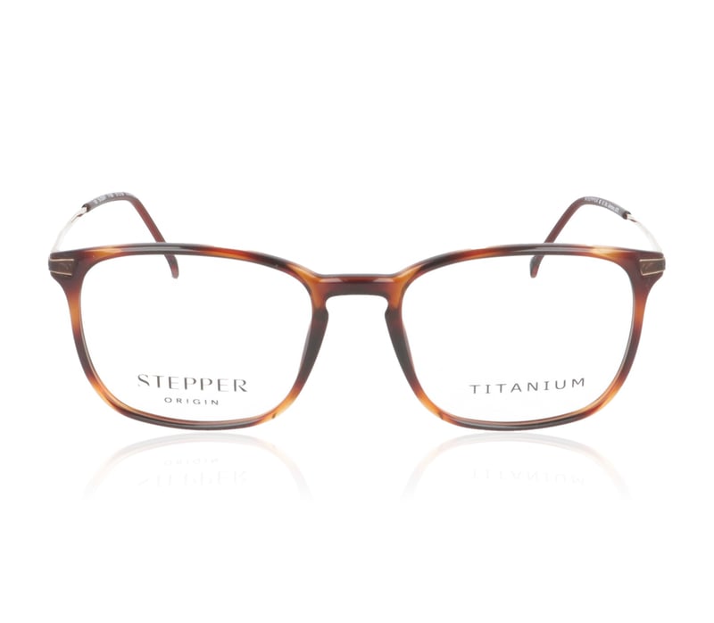 Stepper SI20047 Brown Tort Gold Red F190 Glasses - 51mm | 51